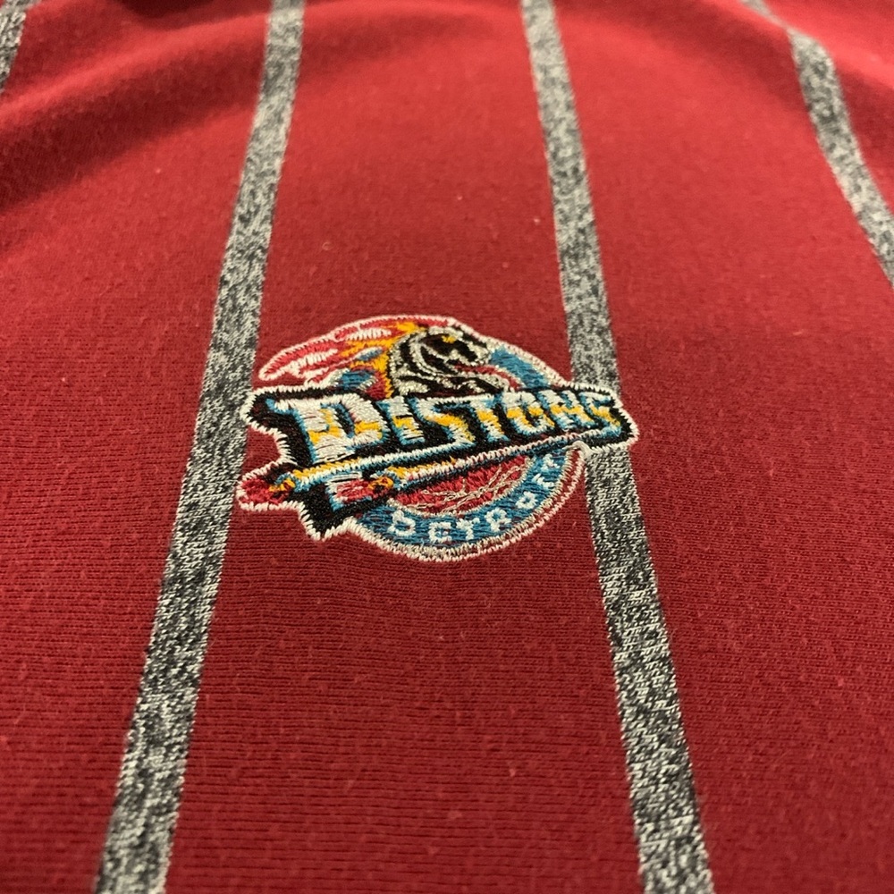 Detroit pistons 80’s collard shirt